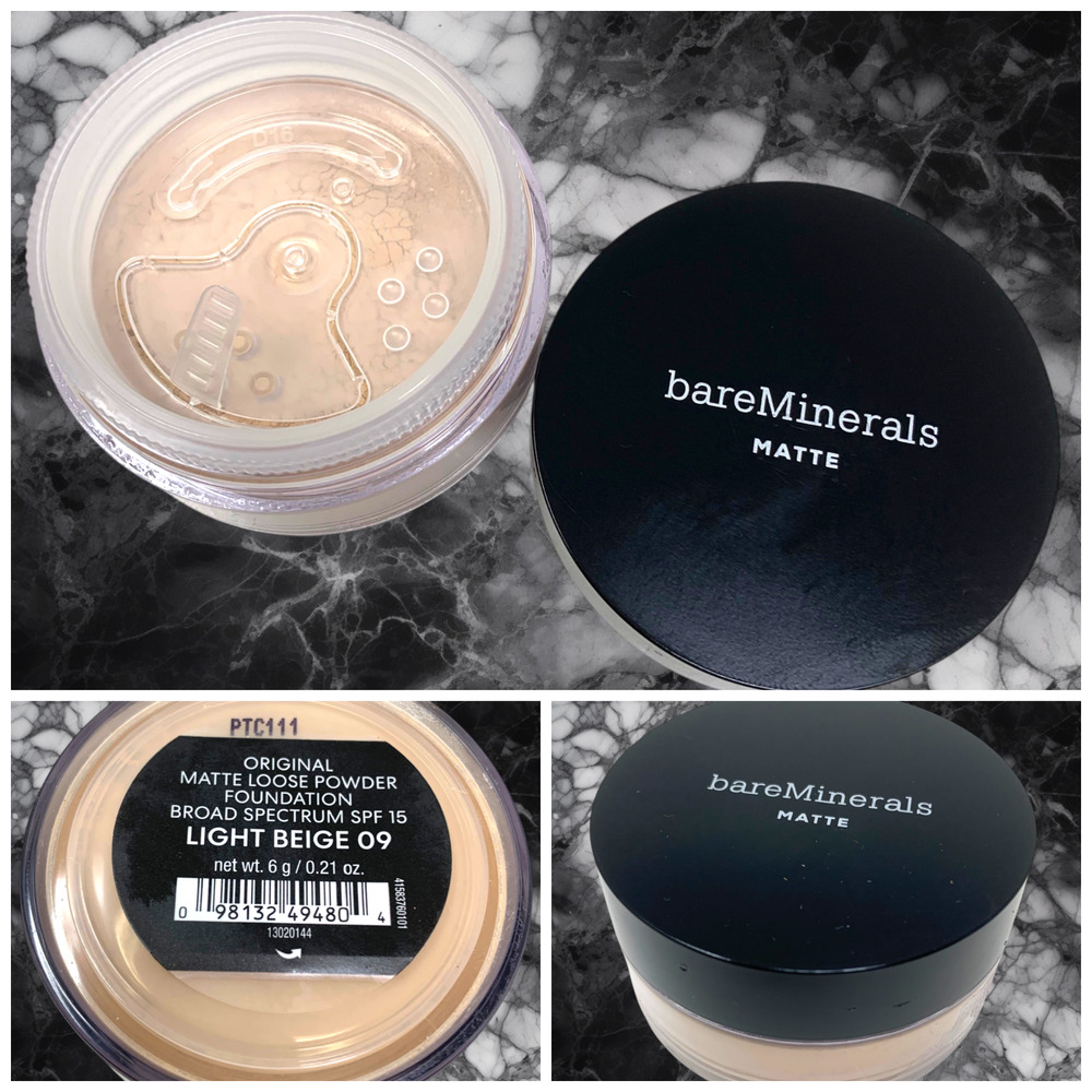 NEW bareMinerals MATTE Foundation SPF 15 Light Beige 09 6g .21oz Sealed NWOB